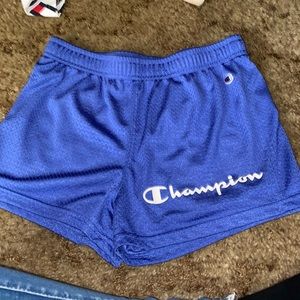 I’m selling some purple champion shorts.